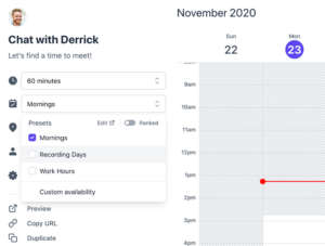 SavvyCal - Adjusting Availability