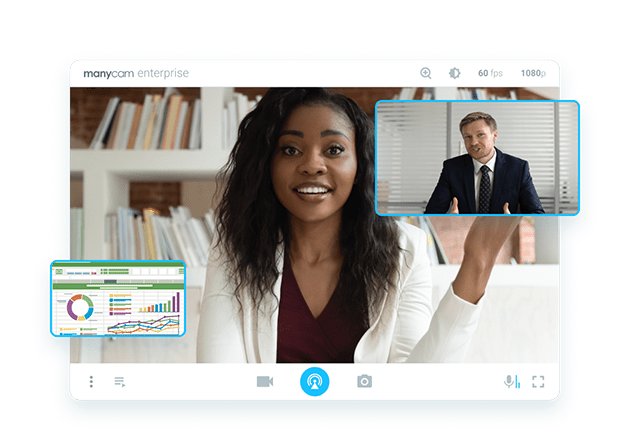 ManyCam Live Video Software Virtual Webcam Entrepreneur Decision Maker Connector Podcaster Educator
