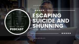 Escaping Suicide and the Jehovahs Witness Cultnbsp› Entrepreneur Decision Maker Connector Podcaster Educator