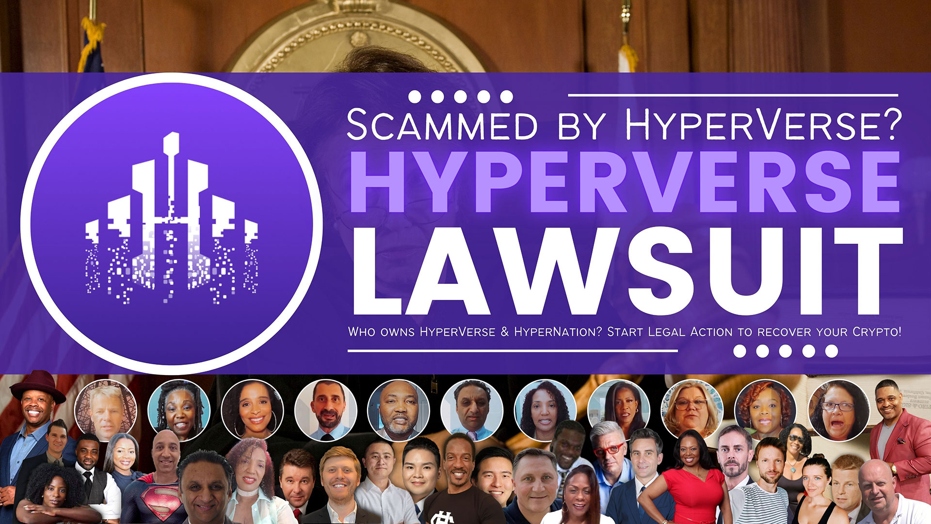 Scammed by HyperVerse? Who owns HyperVerse & HyperNation? Start Legal Action to recover your Crypto!