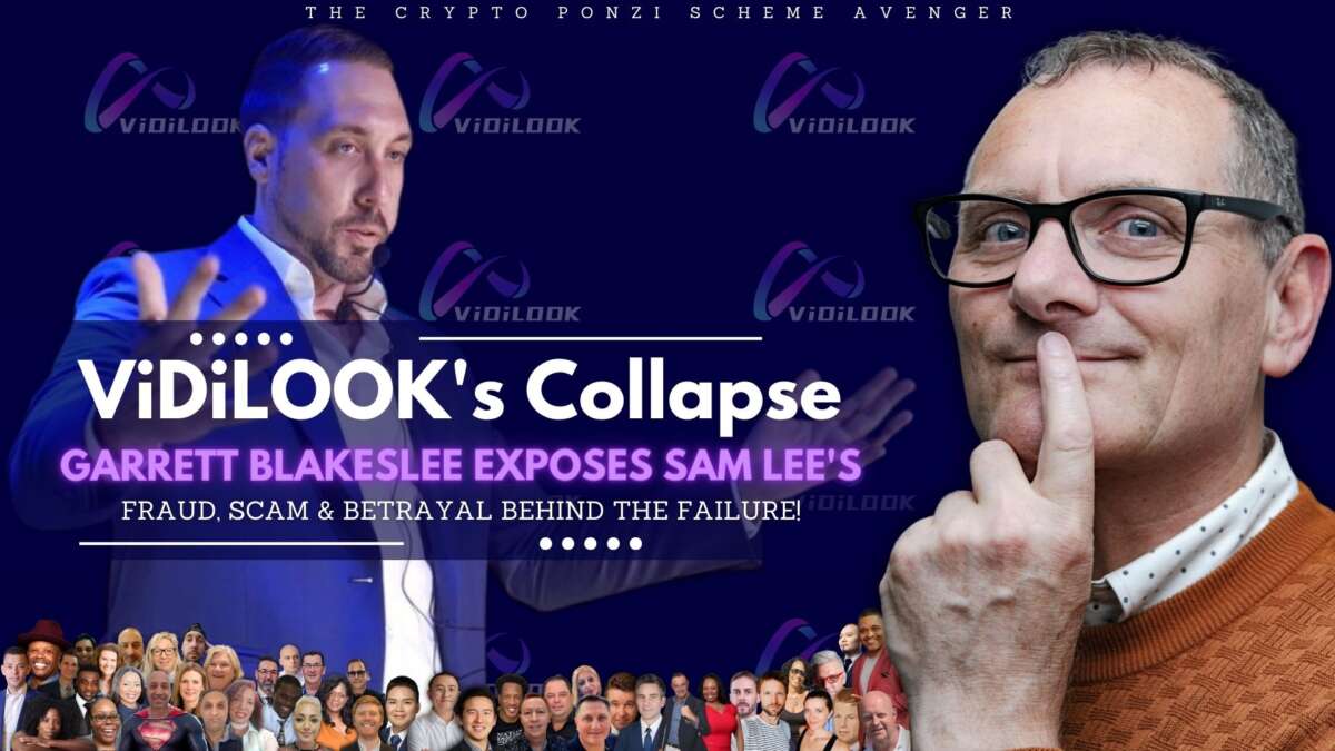 ViDiLOOK's Collapse Garrett Blakeslee Exposes Sam Lee's Fraud, Scam
