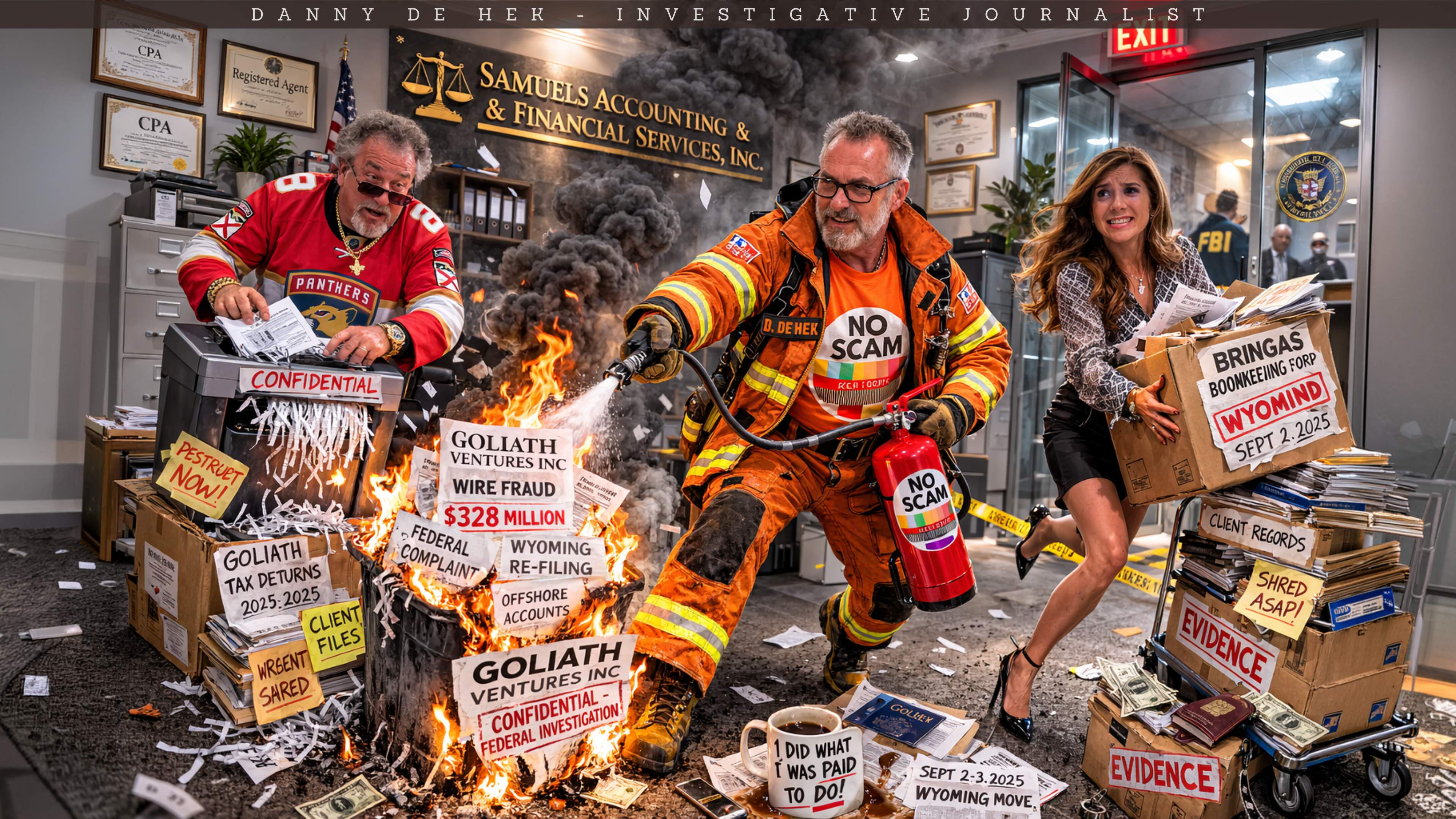 Harry M Samuels Resigns After Federal Charges Against Goliath Ventures Inc and Wyoming Refiling