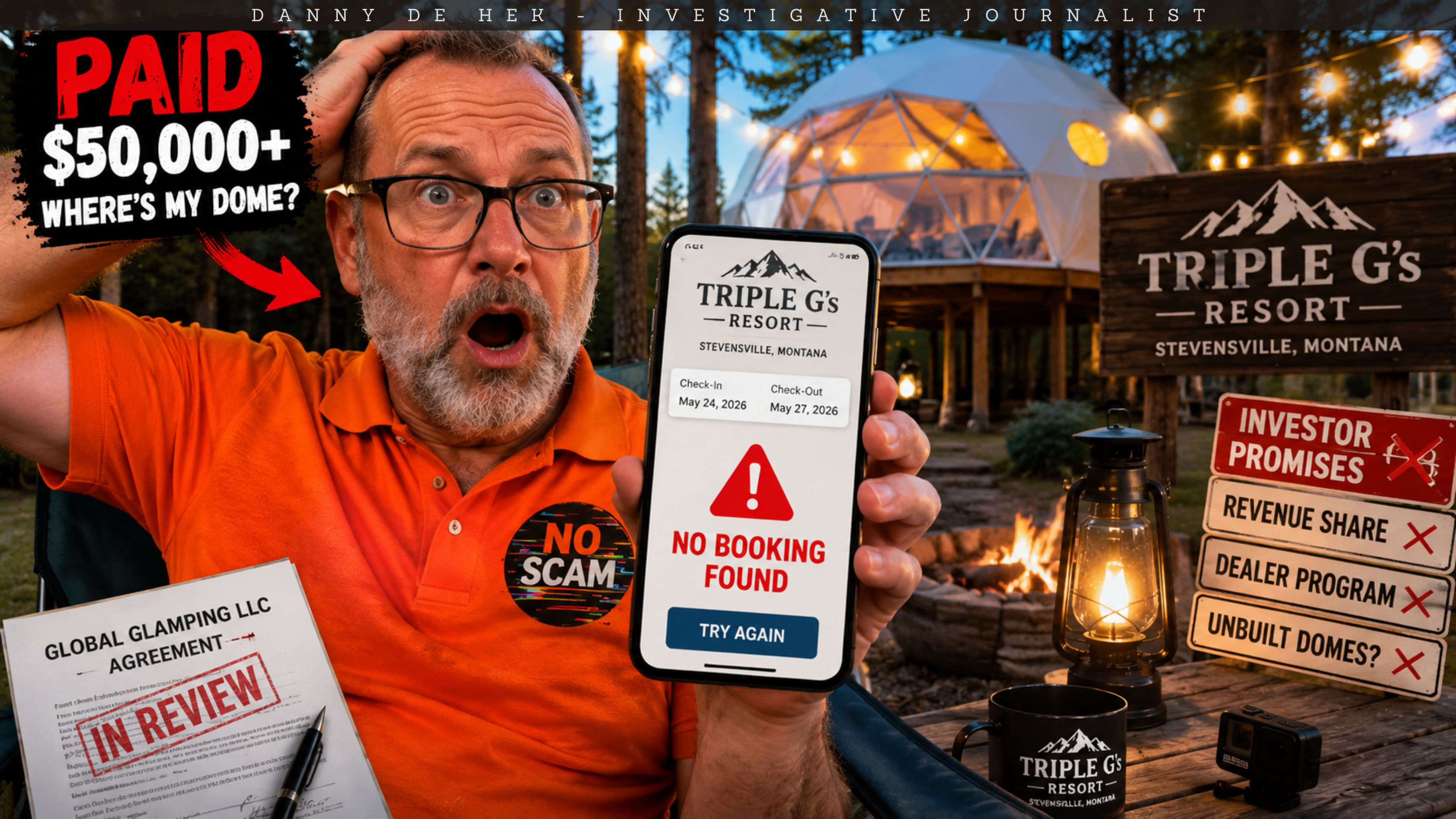Global Glamping Investigation: Devon Allan Towle, Lawsuits, Investor Complaints & RevShare Model