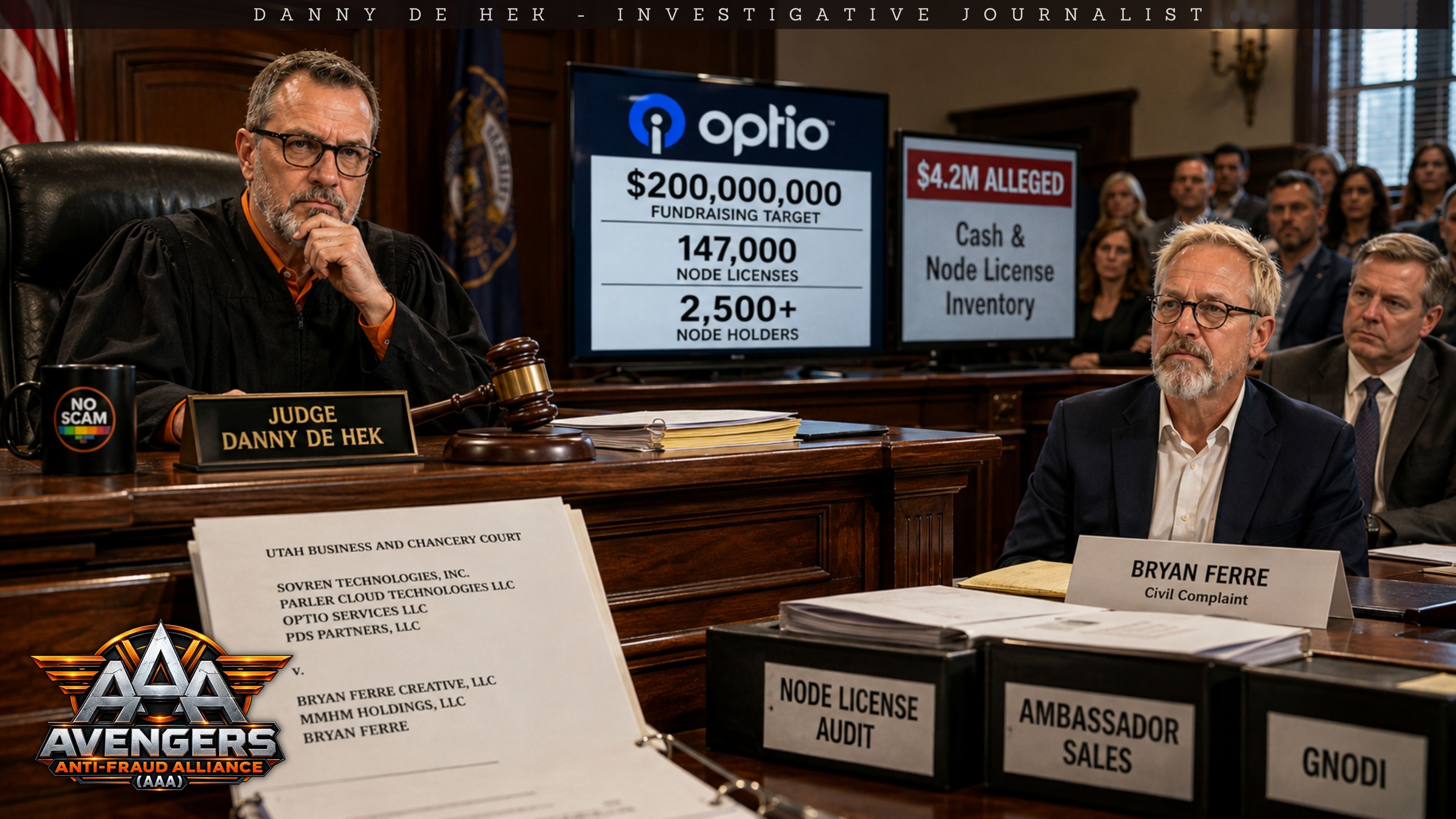 Optio Exposed Again: Bryan Ferre, The $200M Node Scheme & The Lawsuit That Changed Everything