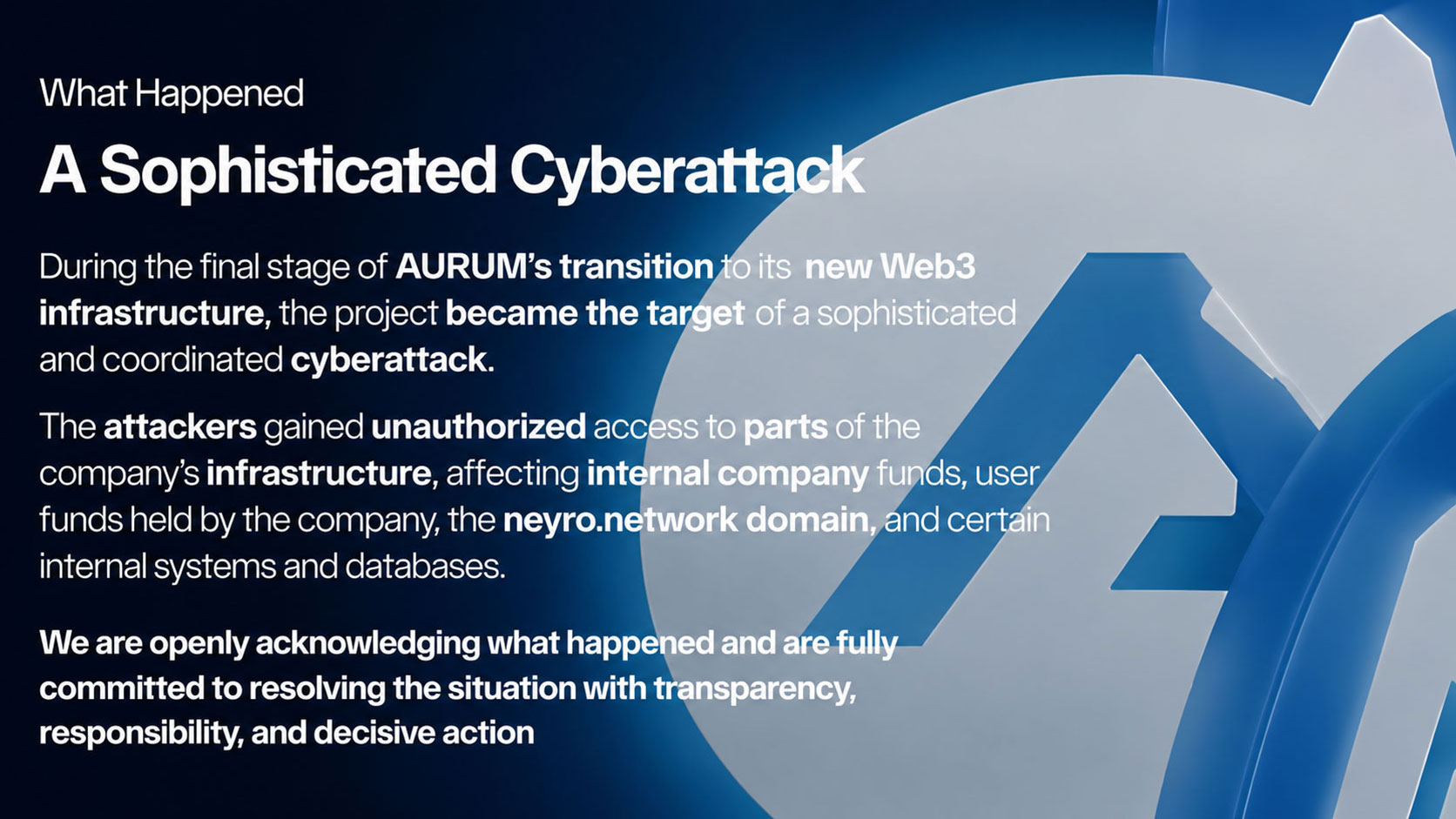 The Entire Explanation Hinged On A Sophisticated Cyberattack