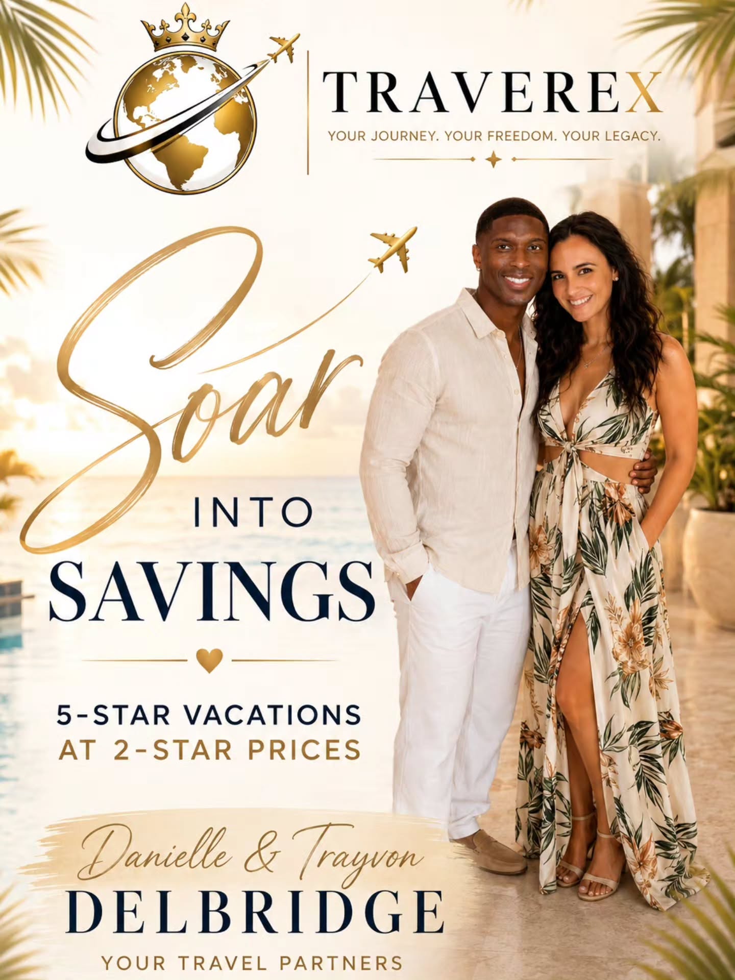 Danielle & Trayvon Delbridge - Legends Travel with Traverex