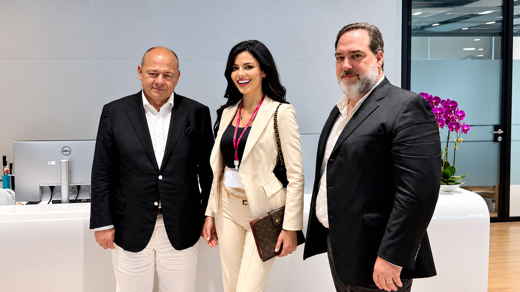 Figure 1SuperOne team Partner with Bytedance at Bytedance headquarter in Singapore: Andreas Christensen Founder and CEO, David Dybman, Chief Communication & Media Officer, Zulema Vazquez Rey, Executive Director