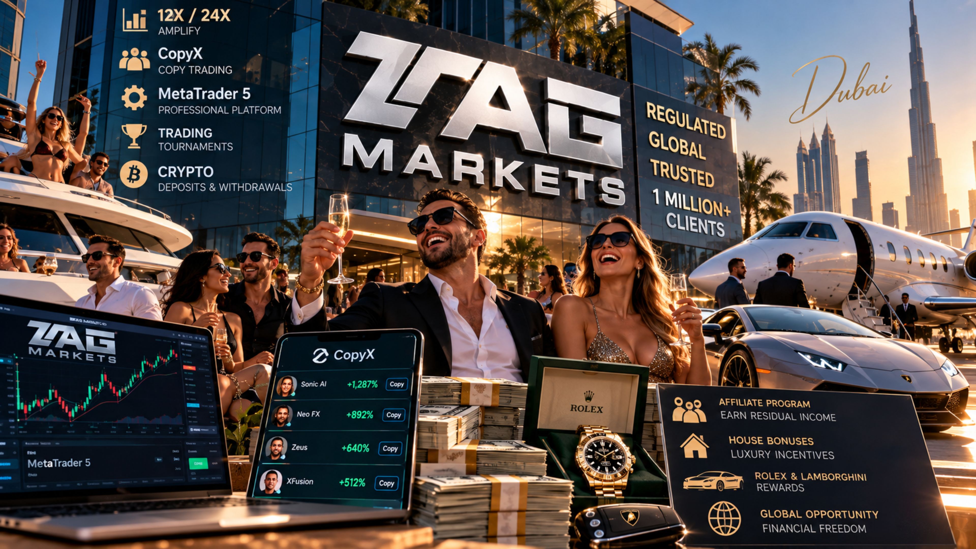 TAG Markets Exposed: Inside 24X Amplify, Sonic AI, CopyX & The MLM Money Machine