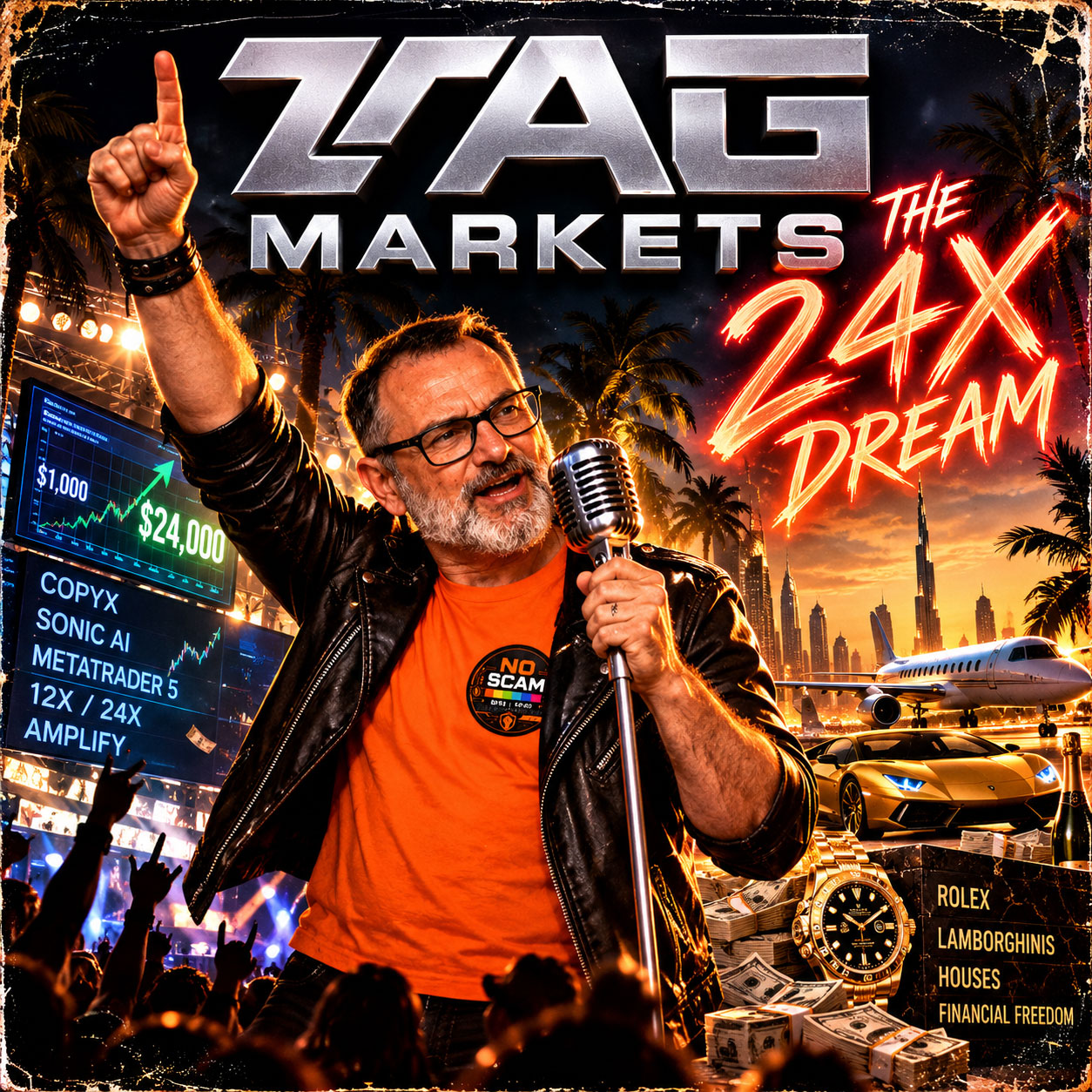 TAG Markets: Rolexes, Lambos & The 24X Dream