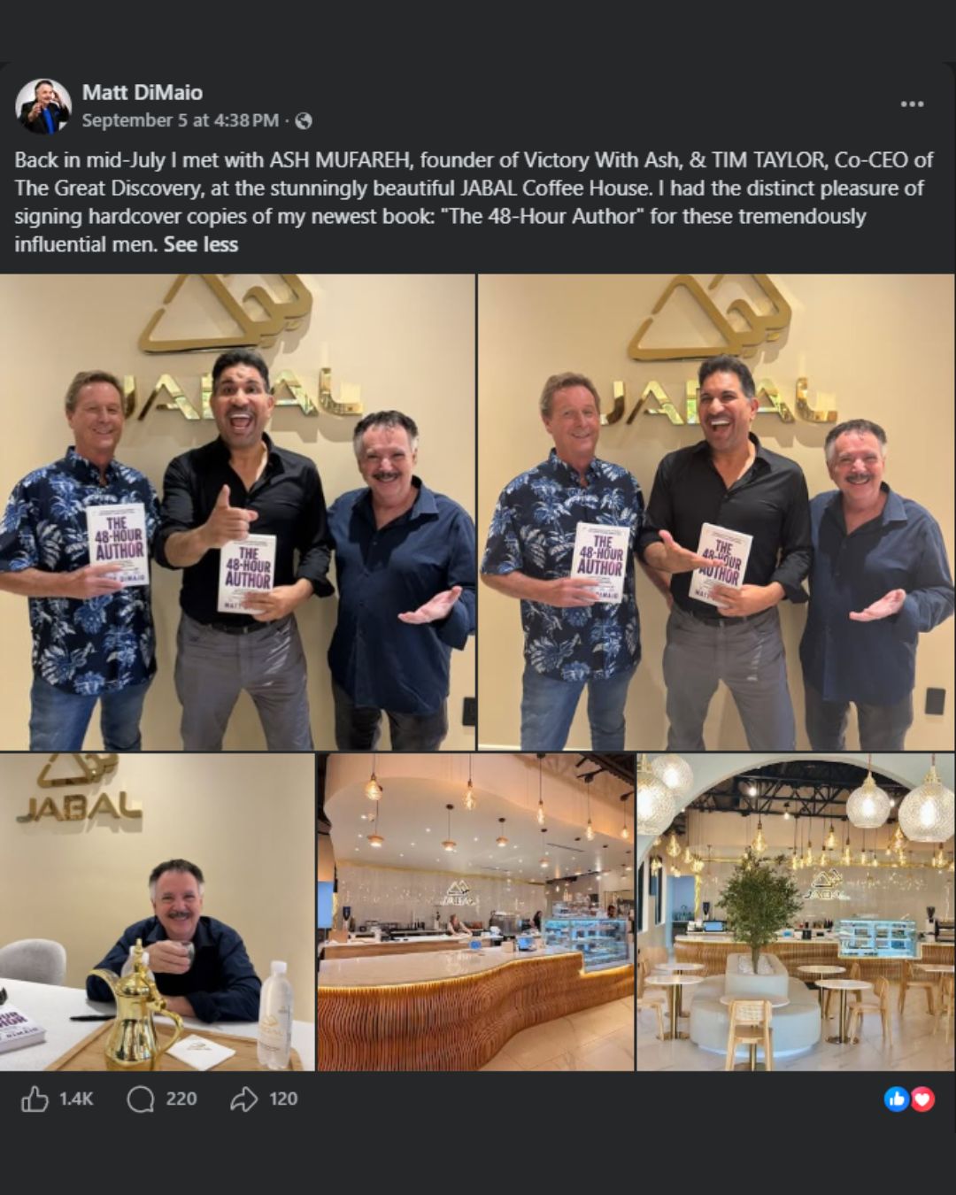 Matt DiMaio Facebook Post